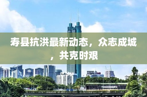 最新抗洪消息，眾志成城，共克時(shí)艱
